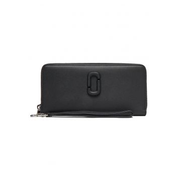 Portofel dama -  piele naturala - negru - One Size INTL