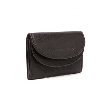 Portofel dama piele naturala - Newton - - Negru