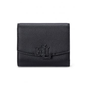 Portofel dama -  piele naturala - One Size - Negru