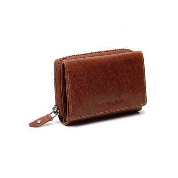 Portofel dama piele naturala - Rimili - - Coniac