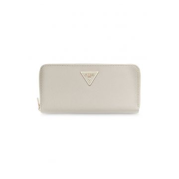 Portofel de piele ecologica cu bareta pentru incheietura Laureldwqfwdq - Maro taupe deschis - 10x21x2