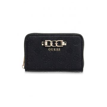 Portofel de piele ecologica cu logo si fermoar Anise