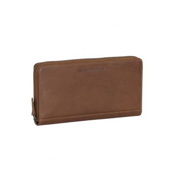 Portofel din piele naturala Nova - Coniac