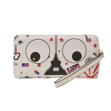 Portofel GRYXX alb, A125, din piele ecologica