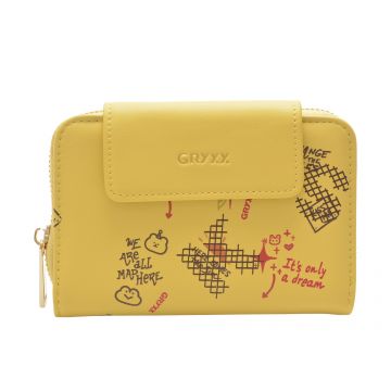 Portofel GRYXX galben, 2420117, din piele ecologica