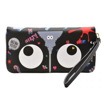 Portofel GRYXX negru, A125, din piele ecologica