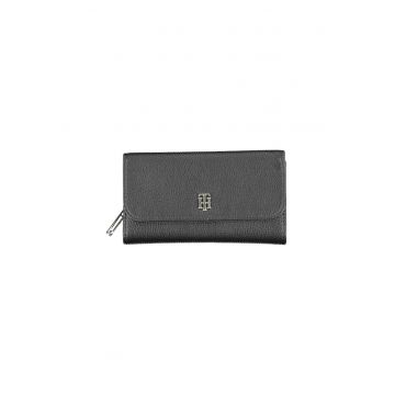 Portofel Mare de Dama  Th Element Large Flap Wallet AW0AW13663 - Negru