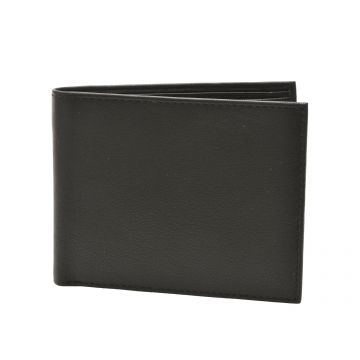 Portofel negru, 11009, din piele naturala