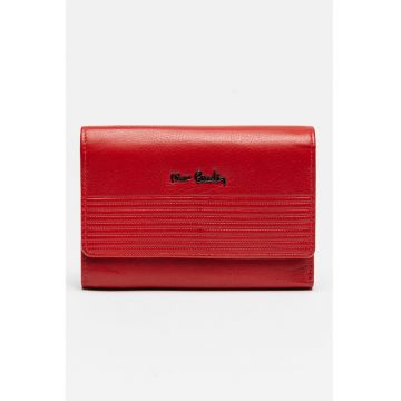 Portofel pliabil de piele Tilak - Rosu cireasa