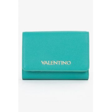 Portofel pliabil dreptunghiular din piele ecologica - Verde persan