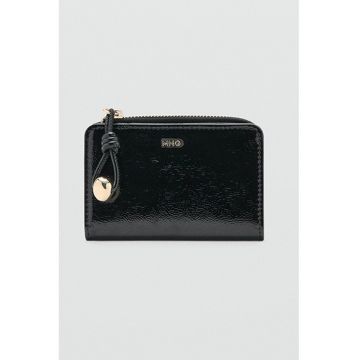 Portofel pliablil cu logo - Negru