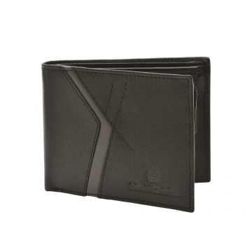 Portofel RENATO BALESTRA negru, 1916, din piele naturala