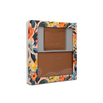 Set de portofel si portcart Lumina Pro - 2 piese - Maro taupe