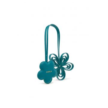 Breloc  albastru - piele naturala - One Size INTL