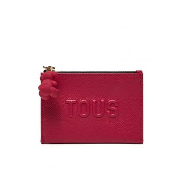Etui pentru carduri -  piele ecologica - roz - One Size INTL