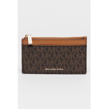 Portcart cu model monograma Jet Set - Maro