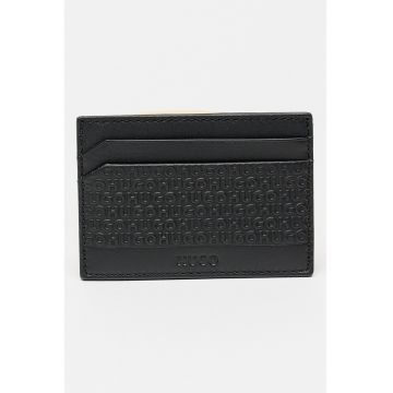 Portcart de piele Ethon - Negru