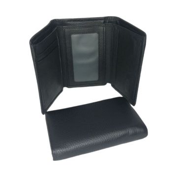 Portofel dama , 009, piele naturala, Negru