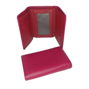 Portofel dama , 009, piele naturala, Rosu