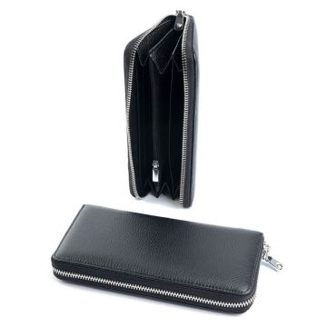 Portofel dama, 19600, piele naturala, Negru
