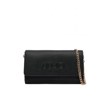 Portofel dama -  piele ecologica - negru - One Size INTL