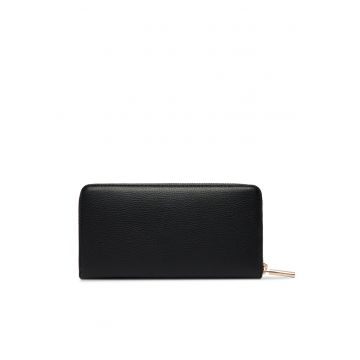 Portofel dama -  piele ecologica - negru - One Size INTL