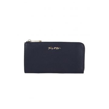 Portofel dama -  Piele naturala -19.5x2.5x10.5 cm - Bleumarin