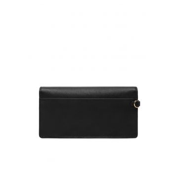 Portofel dama -  piele naturala - negru - One Size INTL