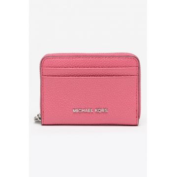 Portofel din piele Jet Set - Roz