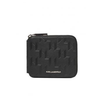 Portofel barbati -  piele naturala - negru - One Size INTL