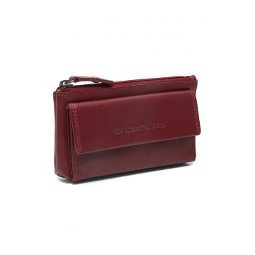 Portofel chei unisex piele naturala - Torano - - Rosu
