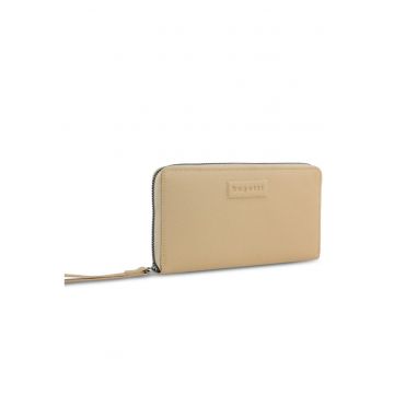 Portofel cu fermoar circular dama -  seria Elsa - 494627 - Bej