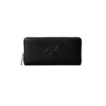 Portofel dama Calvin Klein LV04F1096G Negru 19.5 x 10.5 x 2 cm