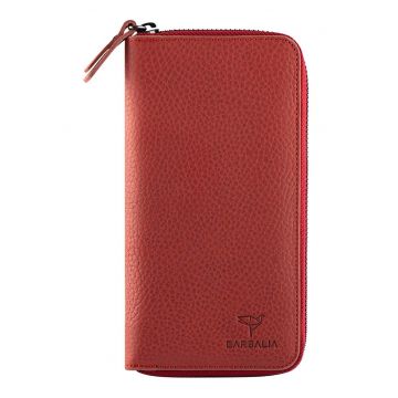 Portofel de piele cu compartiment pentru telefon