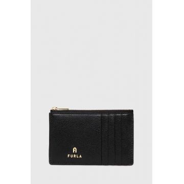 Furla carcasa din piele femei, culoarea negru