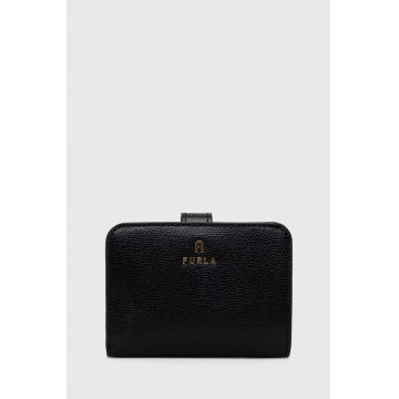Furla portofel de piele femei, culoarea negru