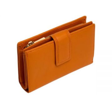 Portofel Doria Galben Model Mini Cu Clapeta