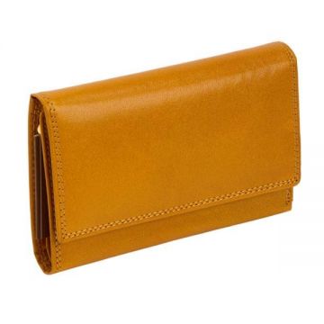 Portofel Natalia Galben Model Slim