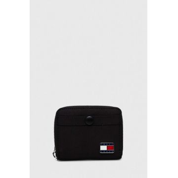 Tommy Jeans portofel femei, culoarea negru AW0AW15830