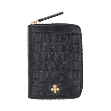 Lilou portofel de piele culoarea negru